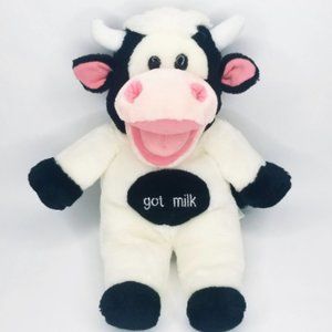 Vintage "Got Milk" 15" Plush Cow Stuffed Animal 90s Anico International